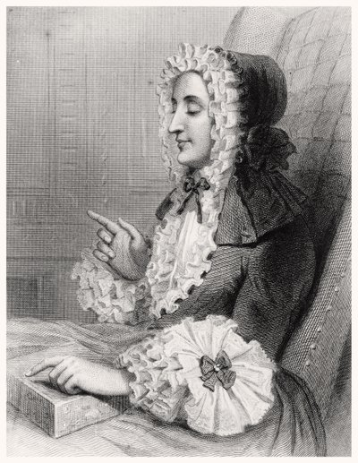 Madame du Deffand, blind door Louis Carrogis Carmontelle