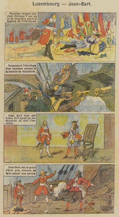 Luxemburg, Jean-Bart door Louis Charles (after) Bombled