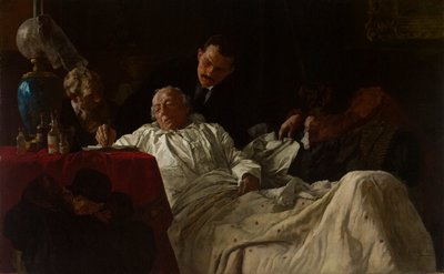 Het Ondertekenen van het Laatste Testament door Louis Charles Moeller