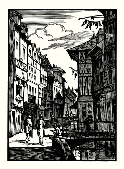 Illustratie voor Madame Bovary door Gustave Flaubert door Louis Claudel