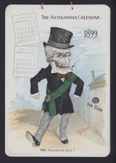 Illustratie voor Antikamnia Kalender door Louis Crucius or Crusuius