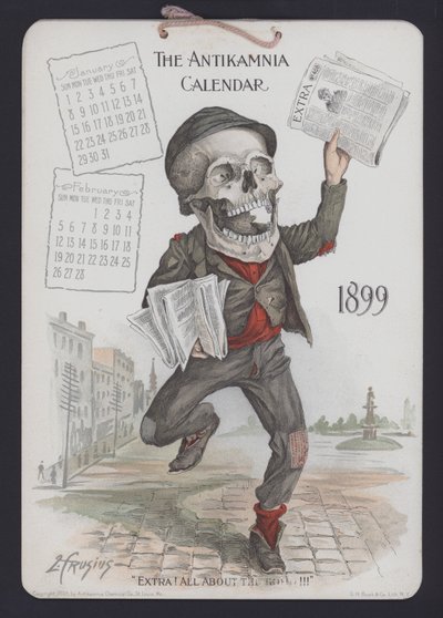 Illustratie voor Antikamnia Kalender door Louis Crucius or Crusuius