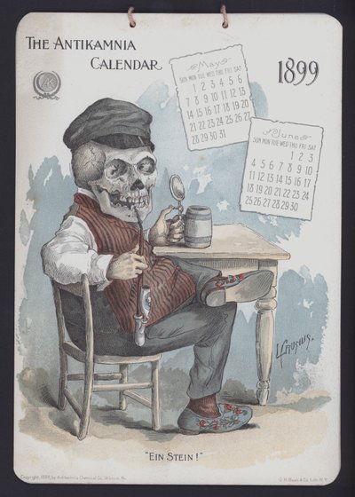 Illustratie voor Antikamnia Kalender door Louis Crucius or Crusuius