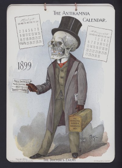 Illustratie voor Antikamnia Kalender, 1899 door Louis Crucius or Crusuius