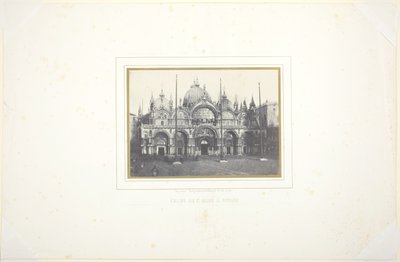Kerk van St. Marc in Venetië door Louis Désiré Blanquart Evrard