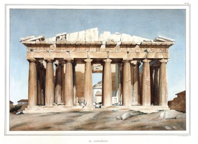 Het Parthenon. in 