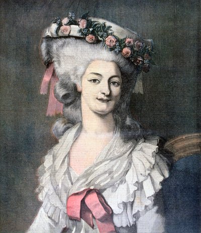 Marie-Louise, prinses de Lamballe, 1892 door Louis Edouard Rioult
