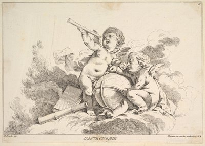 Astronomie door Louis Felix de la Rue