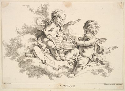 Muziek door Louis Felix de la Rue