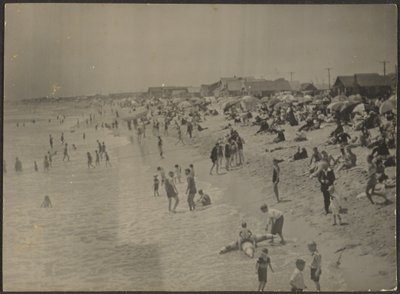 [Strandscène]. door Louis Fleckenstein