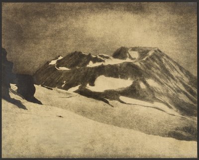 Mt. Shasta krater door Louis Fleckenstein
