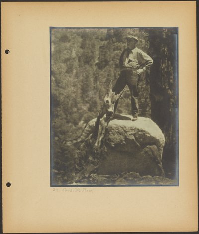 Op zelfmoordrots door Louis Fleckenstein