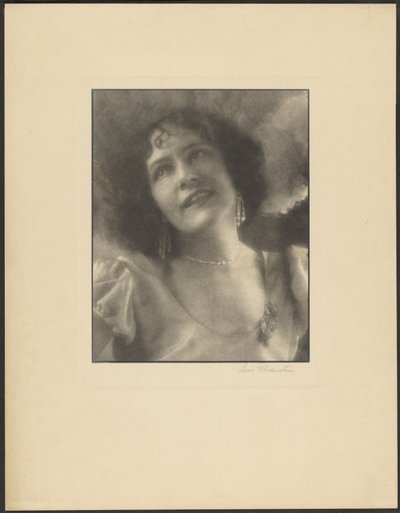 Portret - F. B. door Louis Fleckenstein