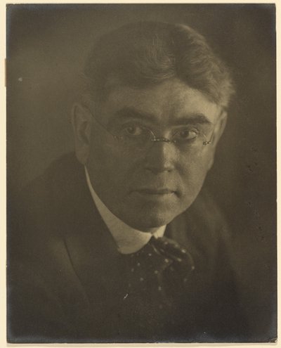 Hoogachtend [Zelfportret] door Louis Fleckenstein