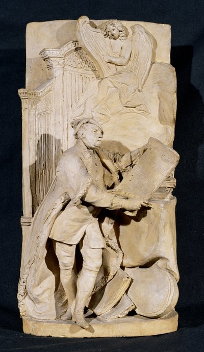 Modello voor het monument voor George Frederick Handel in Westminster Abbey, ca. 1760 door Louis Francois Roubillac