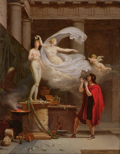 Pygmalion en Galatea door Louis Gauffier