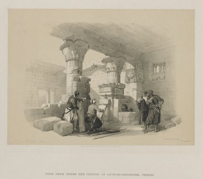 Egypte en Nubië, Deel II: Dayr-El-Medeeneh, Thebe, 1848 door Louis Haghe