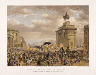Begrafenis van de Hertog van Wellington door Louis Haghe