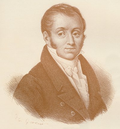 Graaf Emmanuel-Augustin Dieudonné De Las Cases, ca. 1820, 1896 door Louis Hippolyte Garnier
