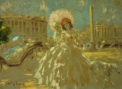 Place de la Concorde door Louis Icart