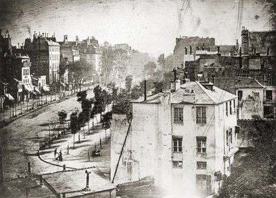 Boulevard du Temple door Daguerre door Louis Jacques Mande Daguerre