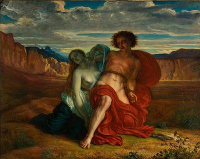 De marteling van Mezentius, 1864 door Louis Janmot