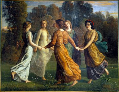 Het gedicht van de ziel; Zonnestralen door Louis Janmot
