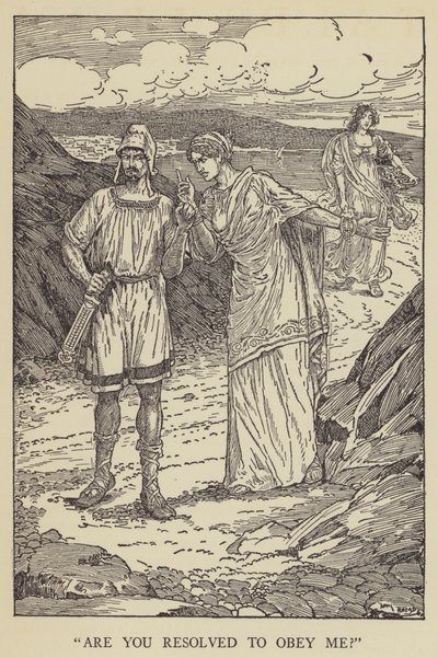 Ben je vastbesloten mij te gehoorzamen? door Louis John Rhead