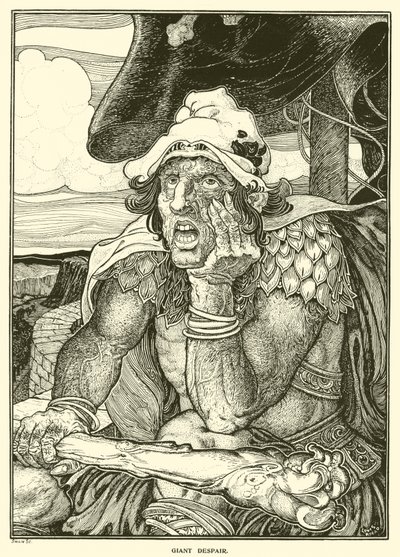 Reus Wanhoop (gravure) door Louis John Rhead
