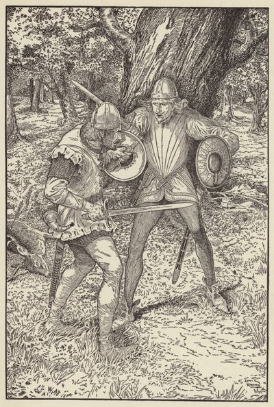 God-zegen-je, goede kerel, zei Robin, ik zou graag je naam weten door Louis John Rhead