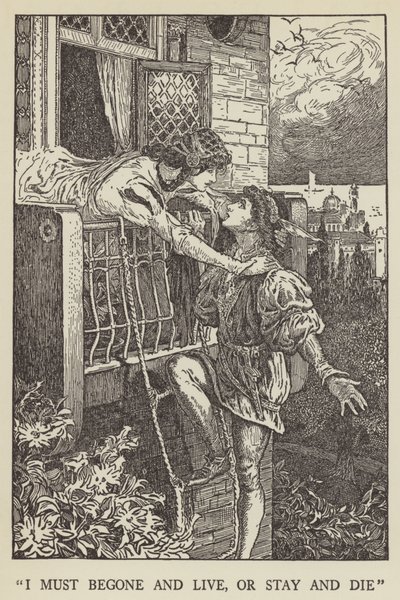 Ik moet weggaan en leven, of blijven en sterven door Louis John Rhead