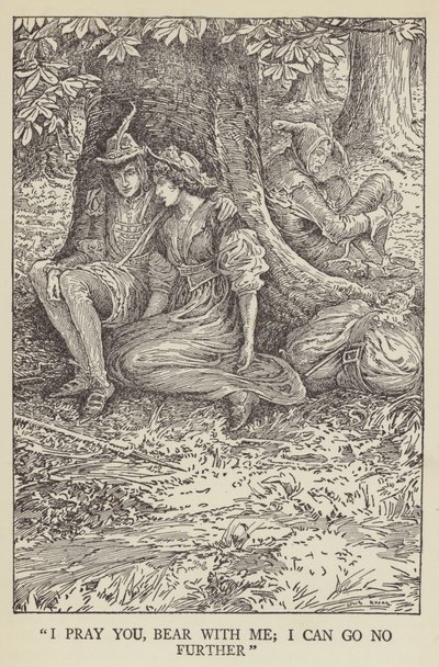 Ik bid u, heb geduld met mij; ik kan niet verder gaan door Louis John Rhead