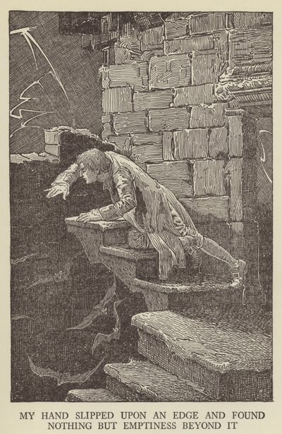 Illustratie voor Kidnapped door Robert Louis Stevenson door Louis John Rhead