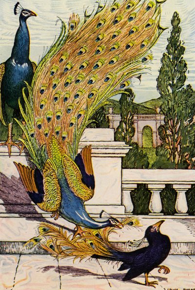 De Pauw en de Ekster door Louis John Rhead