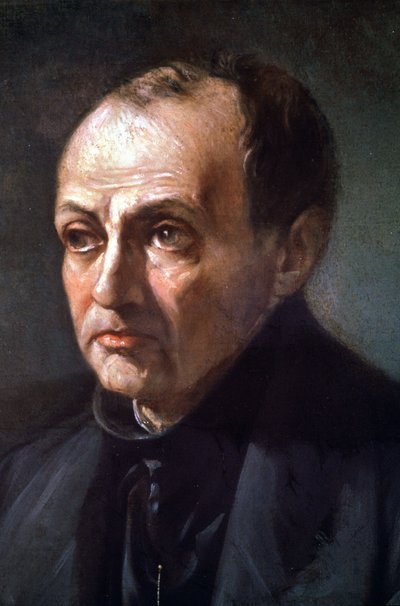 Auguste Comte door Louis Jules Etex