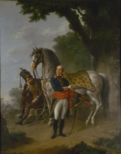 Portret van Generaal Joseph Marie Servan de Gerbey door Louis Lafitte