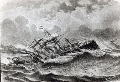 De ramp met de Great Eastern in september 1861 door Louis Le Breton