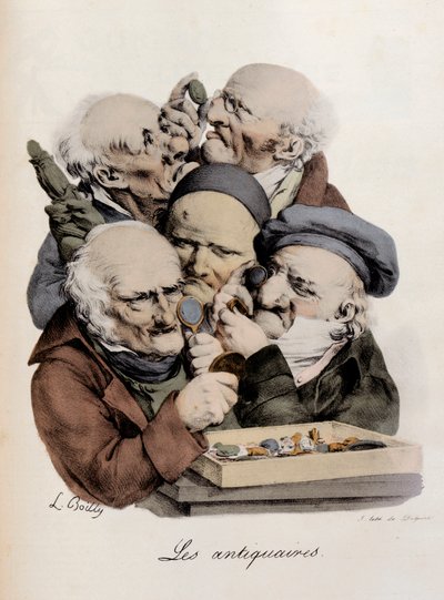 Antiekhandelaren Gravure door Louis-Leopold Boilly (Louis Leopold Boilly) door Louis Leopold Boilly