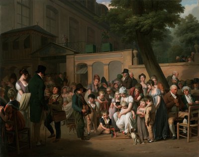 Ingang van de Jardin Turc door Louis Leopold Boilly