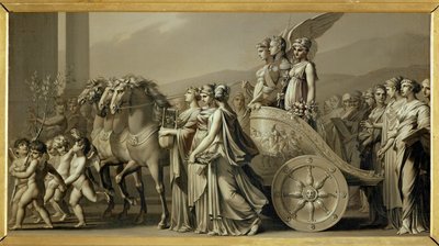 De triomf van tsaar Alexander I, of De vrede ... door Louis Leopold Boilly