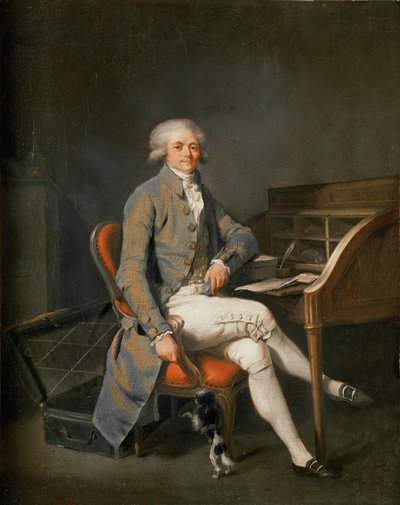 Maximilien Robespierre (olieverf op doek) door Louis Leopold Boilly