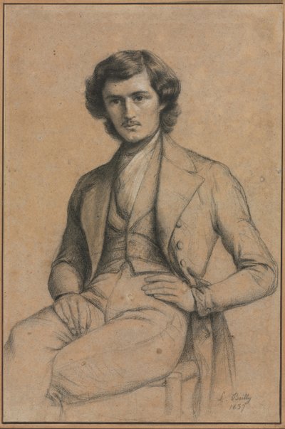Portret van een Jongeman door Louis Leopold Boilly
