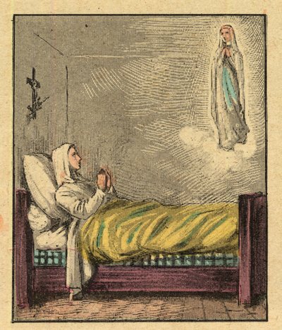 Bernadette Soubirous (1844-1879) - Gravure uit 