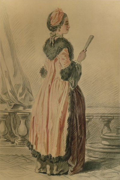 Russische kamermeisje door Louis Marin Bonnet