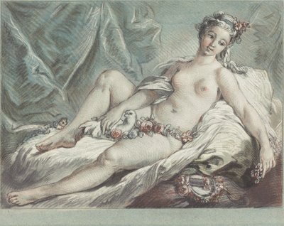 Het Ontwaken van Venus door Louis Marin Bonnet after François Boucher
