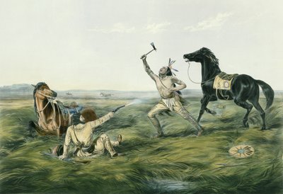 Het laatste schot, gepubliceerd door Currier  Ives door Louis Maurer