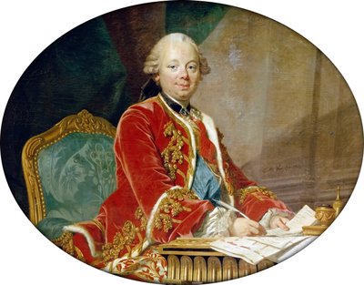 Étienne-François, hertog van Choiseul-Stainville (1719-1785) door Louis Michel van Loo