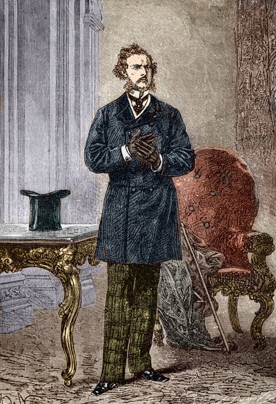 Portret van Phileas Fogg, personage uit 