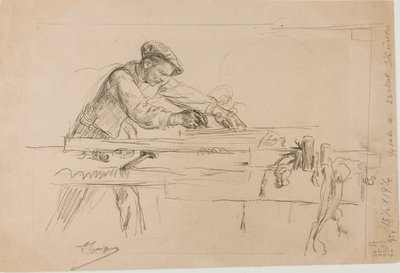 De schaaf door Louis Pierre Henriquel Dupont