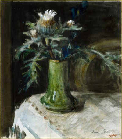 Stillleben mit Distel von Louis Soutter